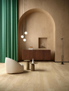 Керамогранит Coliseum Gres Bormio Sand арт. 610010004067 (20x120) ретт.